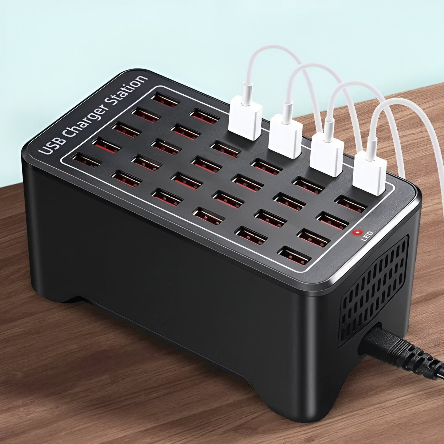 PowerHub - Universele poorts usb ladestation met hoge output