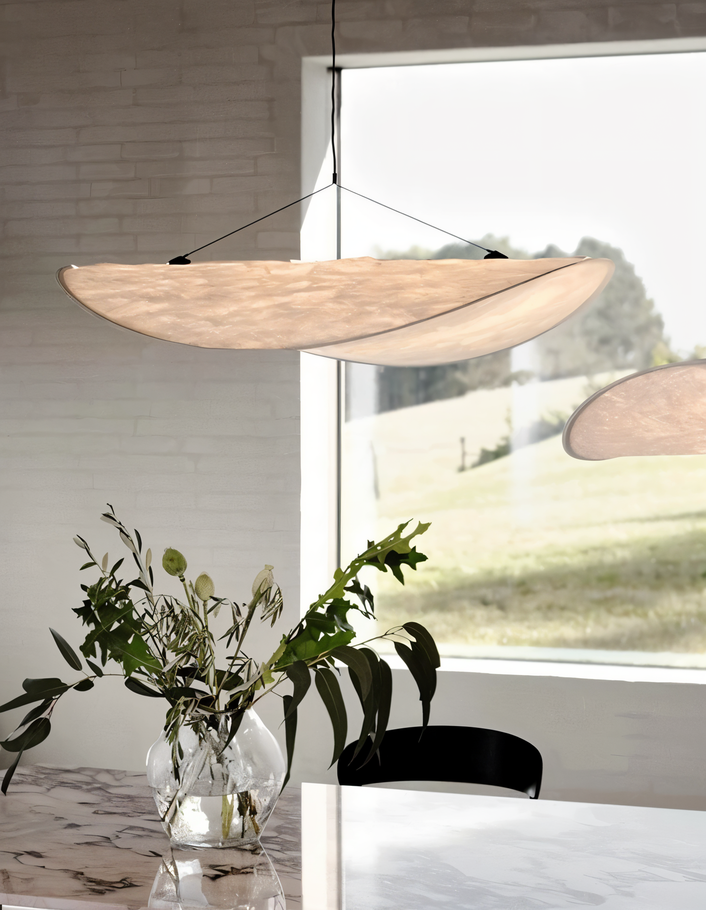 Silkylight - Handgemaakte stoffen LED hanglamp, modern design