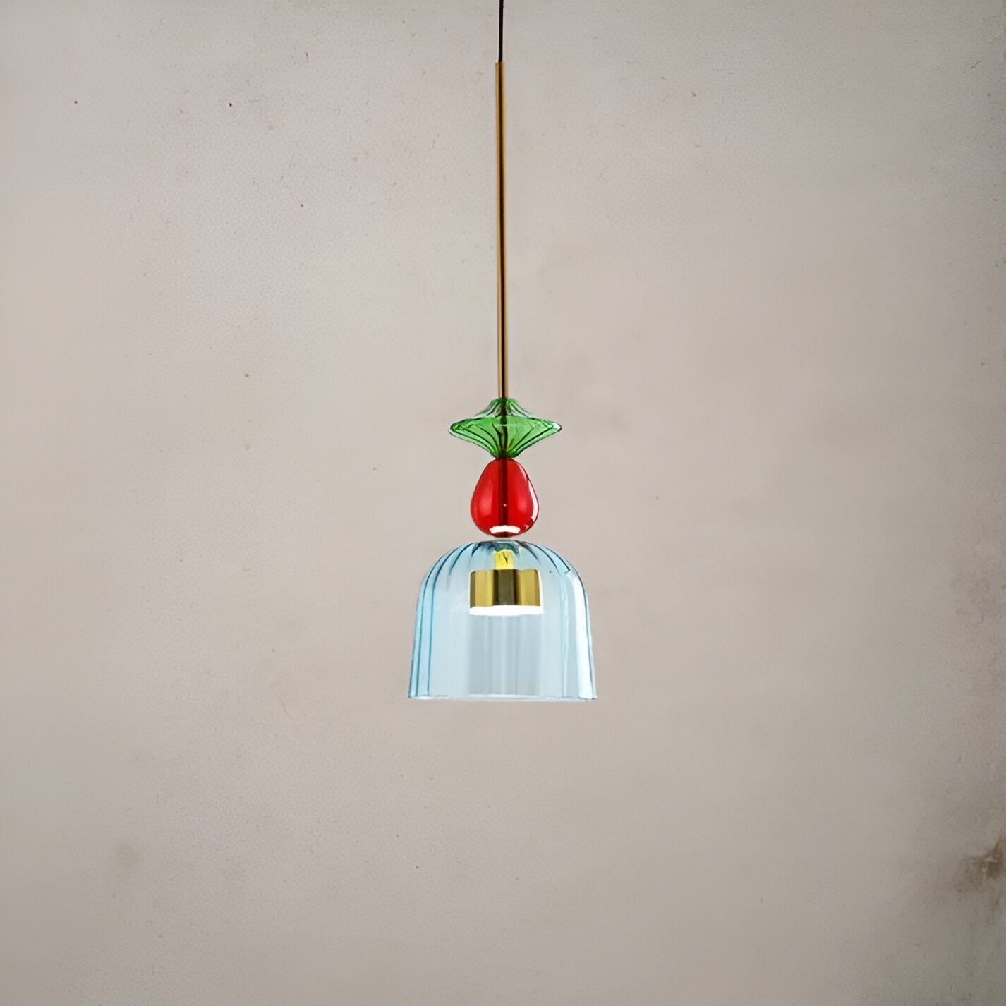 MacaronLight - Kleurrijke Glas Pendellamp met Macaron Design