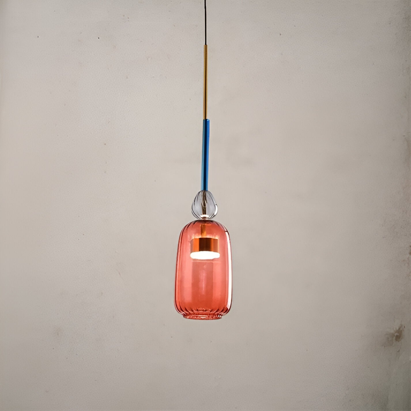 MacaronLight - Kleurrijke Glas Pendellamp met Macaron Design