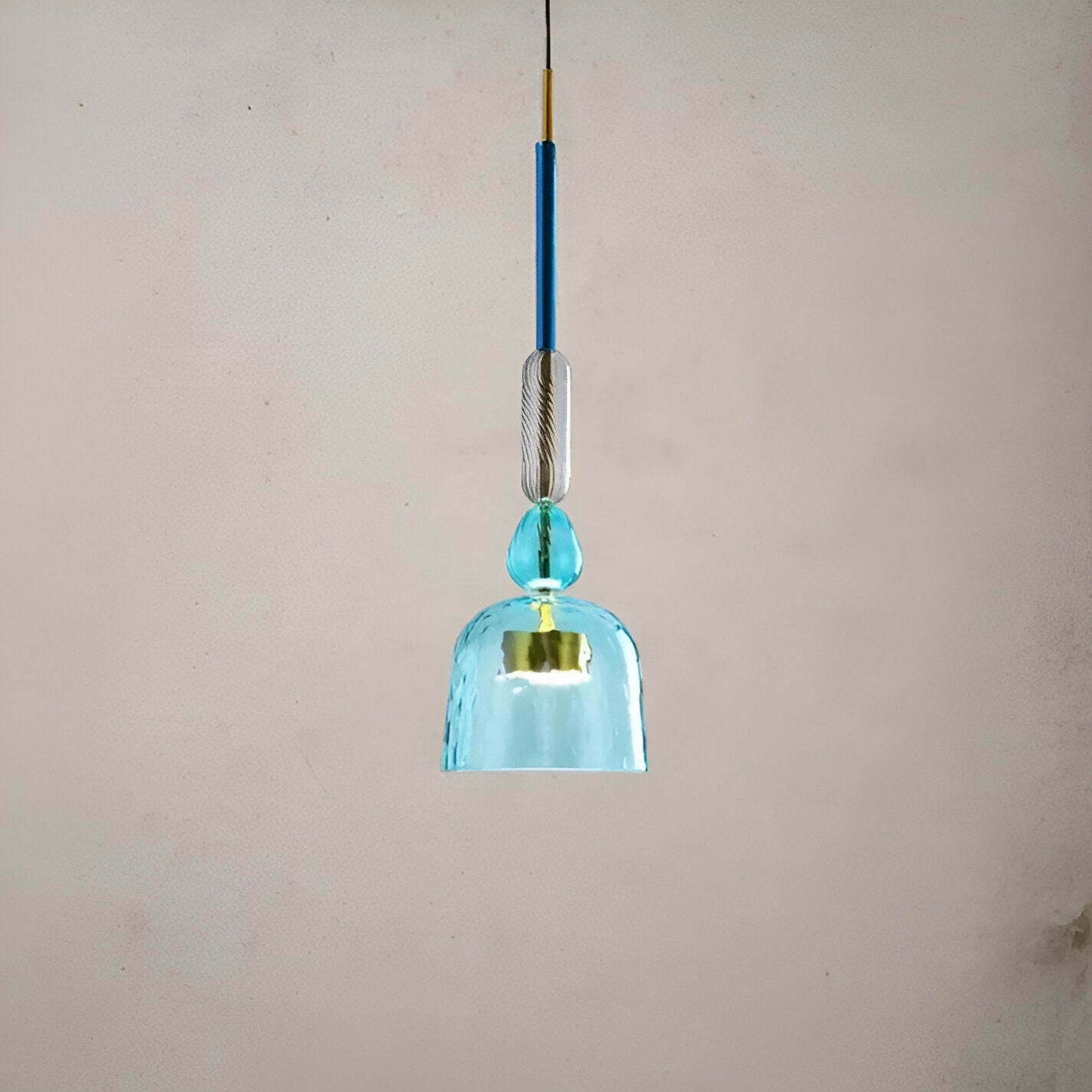 MacaronLight - Kleurrijke Glas Pendellamp met Macaron Design