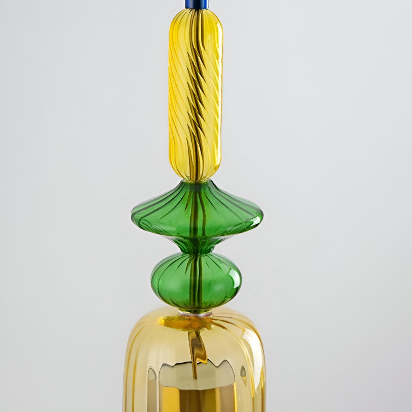 MacaronLight - Kleurrijke Glas Pendellamp met Macaron Design