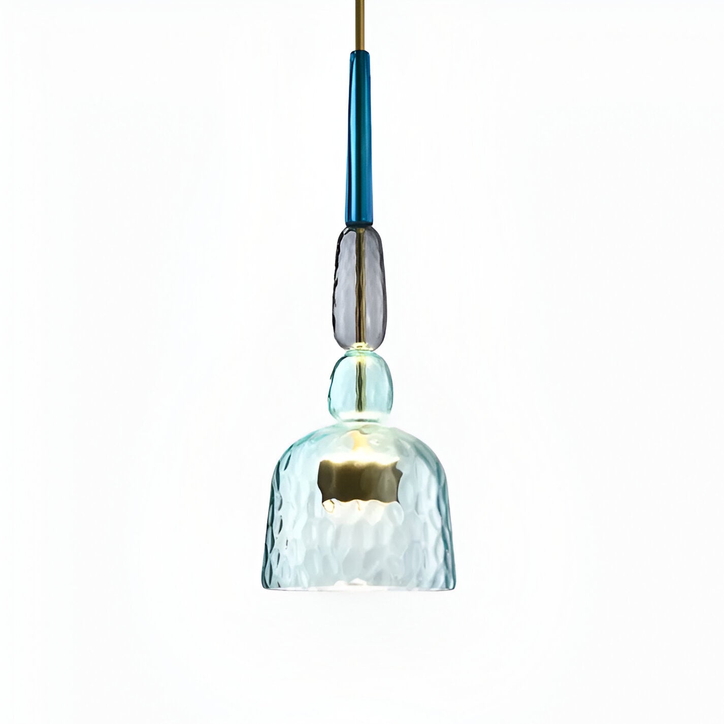 MacaronLight - Kleurrijke Glas Pendellamp met Macaron Design
