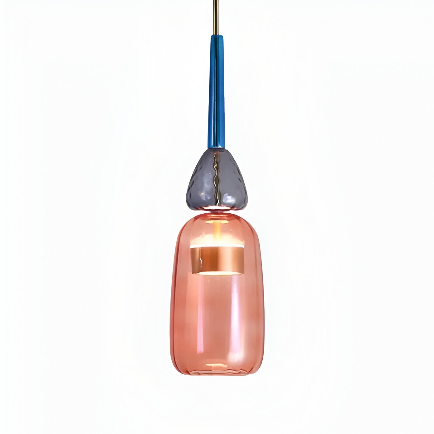 MacaronLight - Kleurrijke Glas Pendellamp met Macaron Design