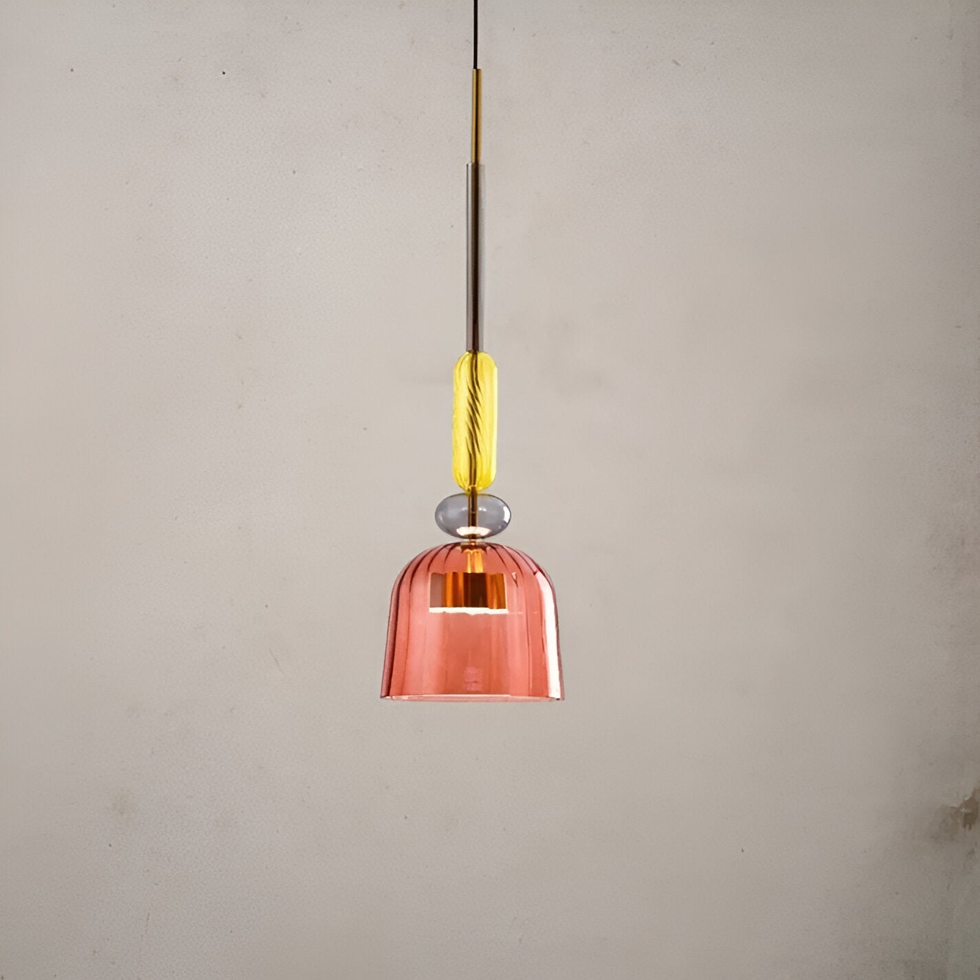 MacaronLight - Kleurrijke Glas Pendellamp met Macaron Design
