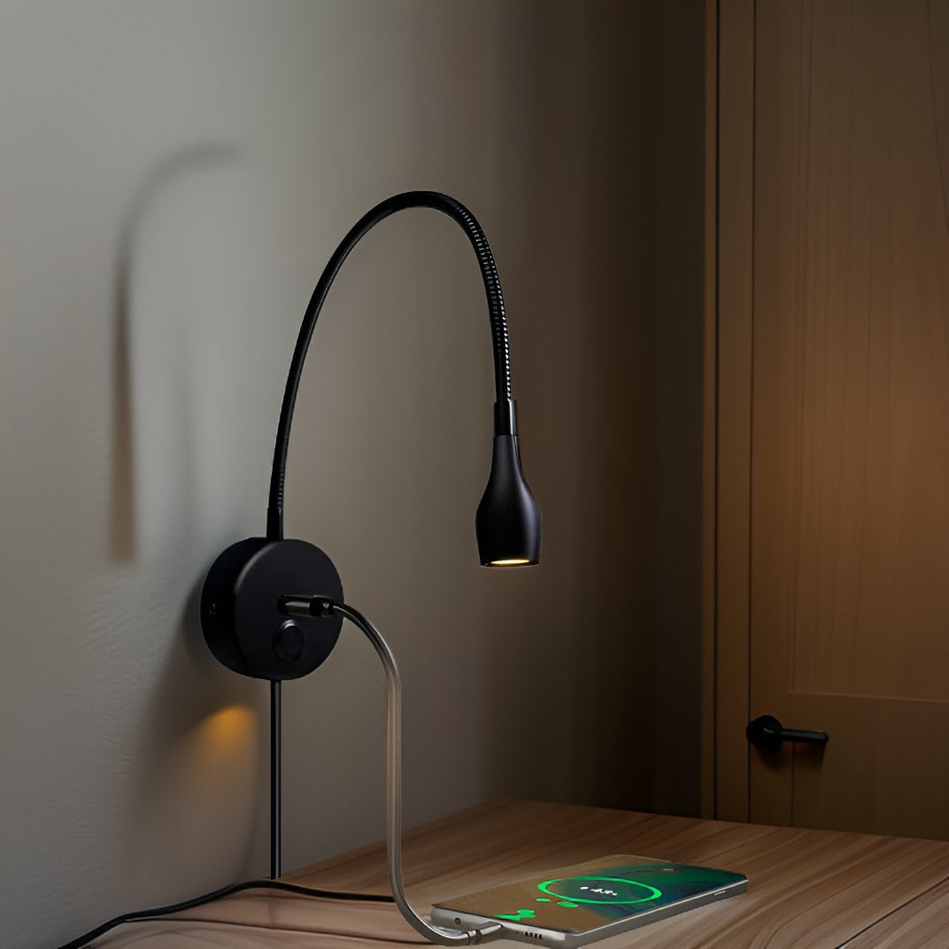 GlowFlex - Flexibele wandlamp met usb aansluiting