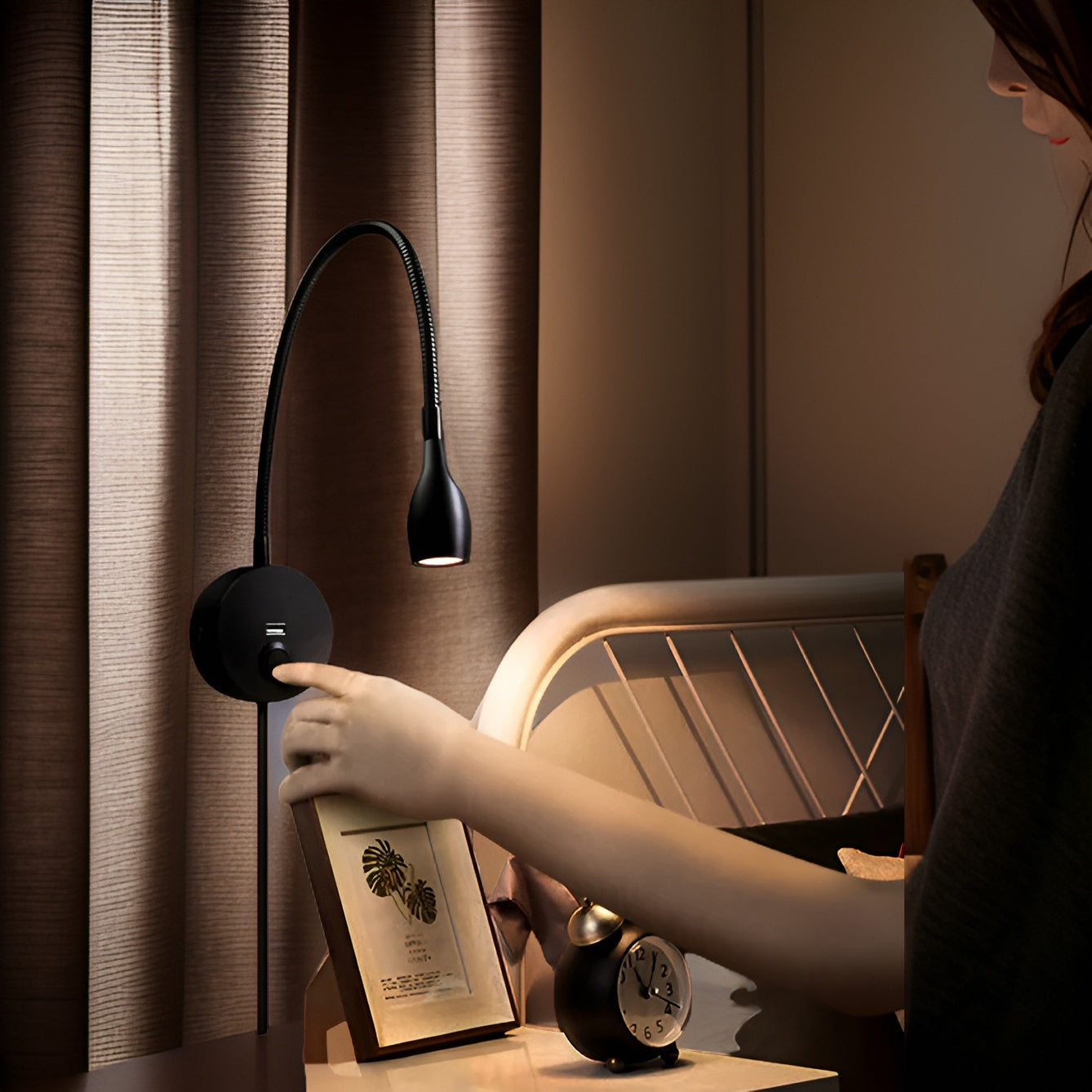GlowFlex - Flexibele wandlamp met usb aansluiting