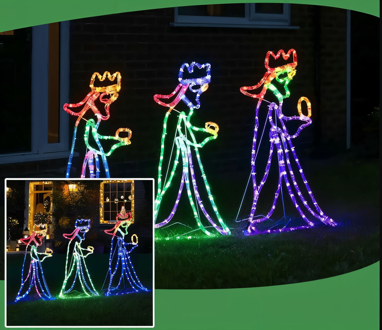 StarVista - Drie Koningen Silhouet LED Lichterslinger