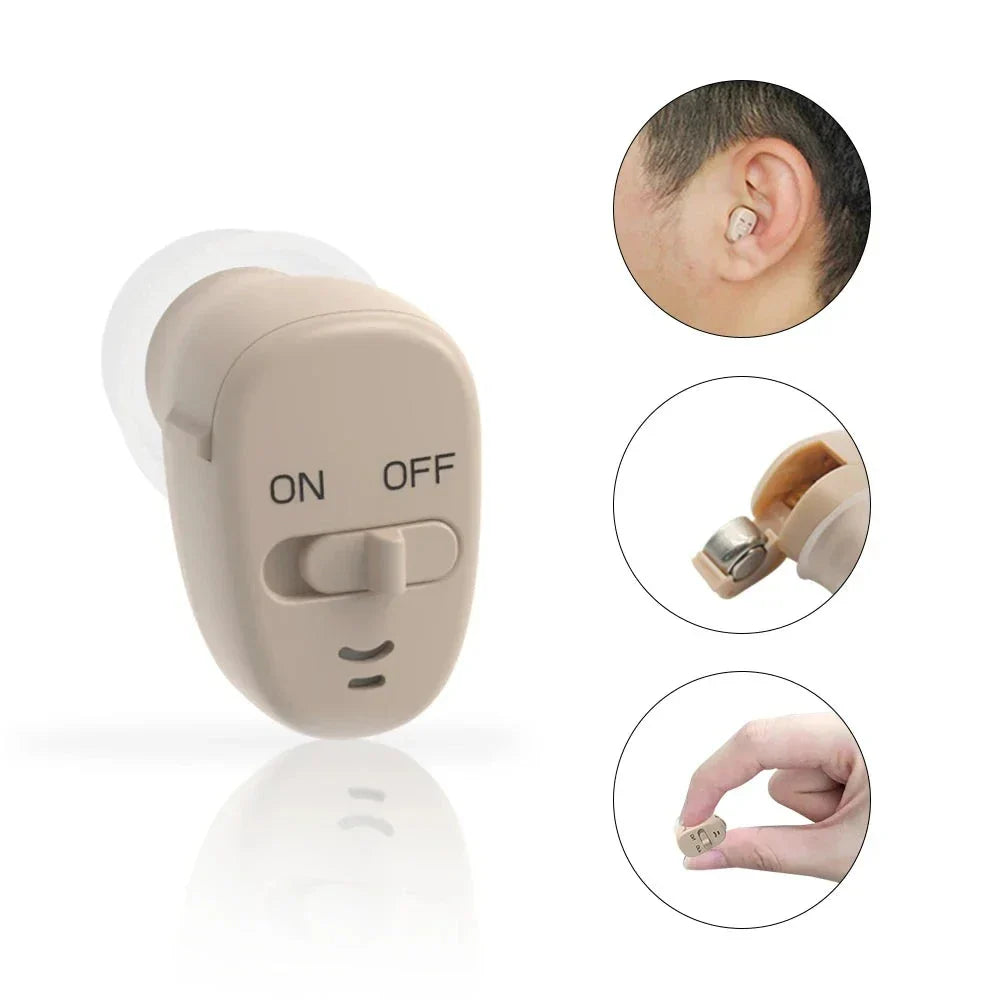 EchoElite - Onzichtbare Geluidsversterker Krachtig Horen | Gehoorapparaat voor Ouderen