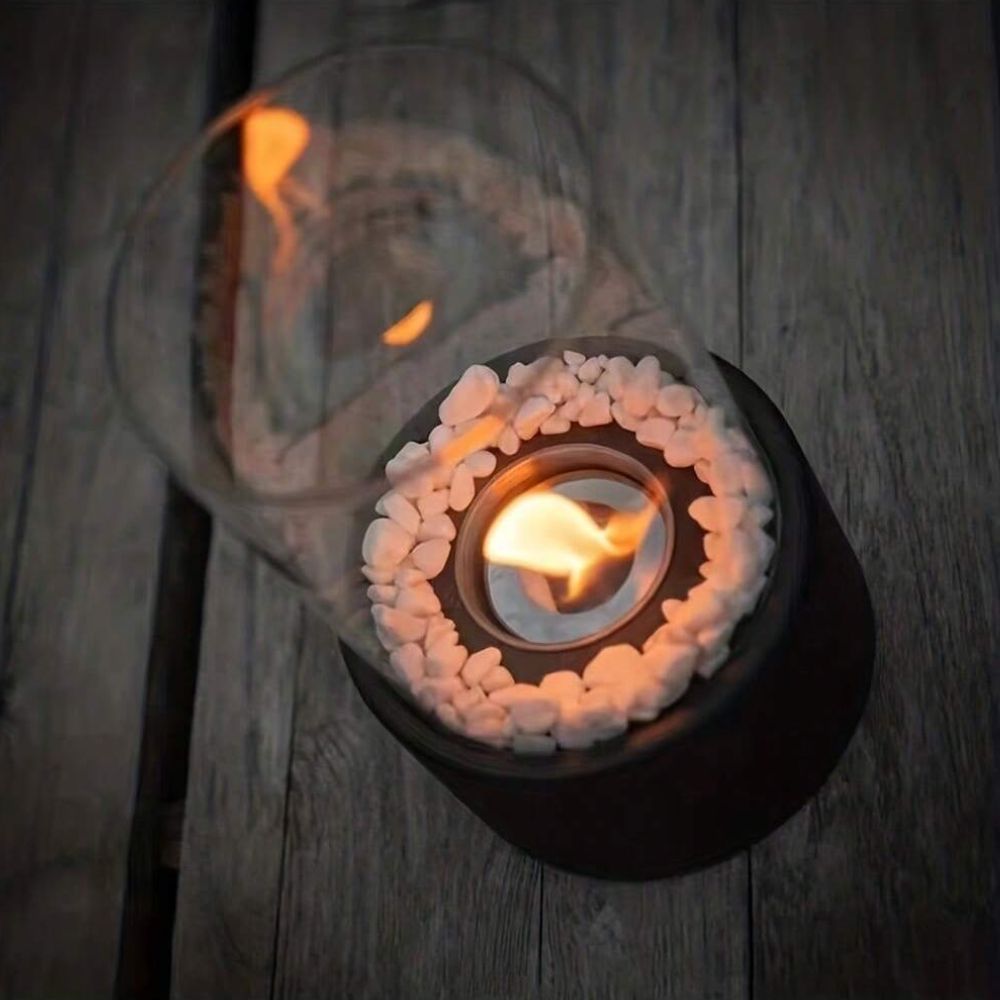 HearthFlame - Olie lamp verlichting met flikkerend olievuur