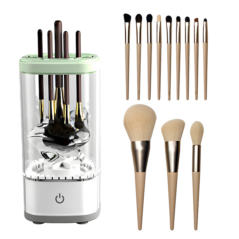 PureBrush - Automatische Make-up Kwastenreiniger met Design