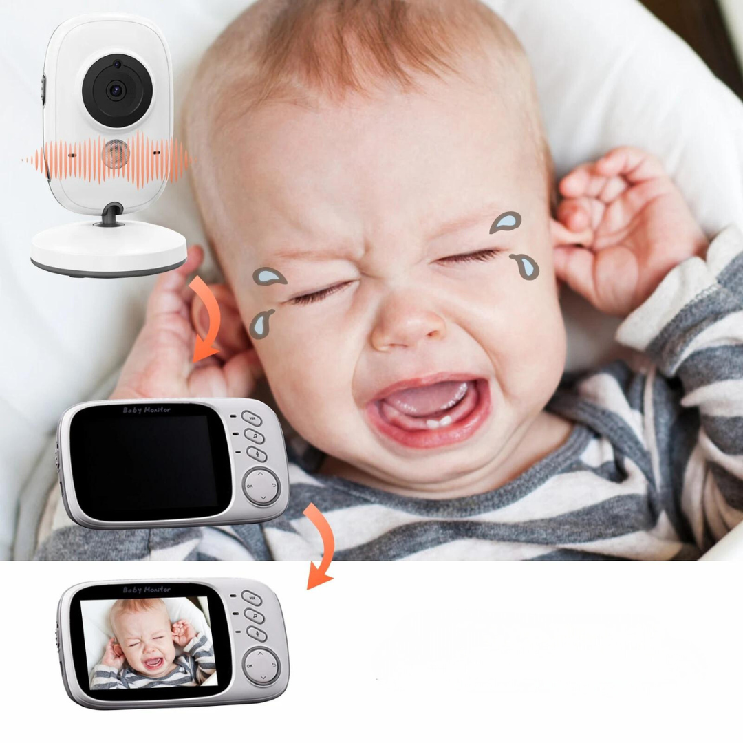 BabyWatcher - Draadloze videobabyfoon met audio en nachtzicht
