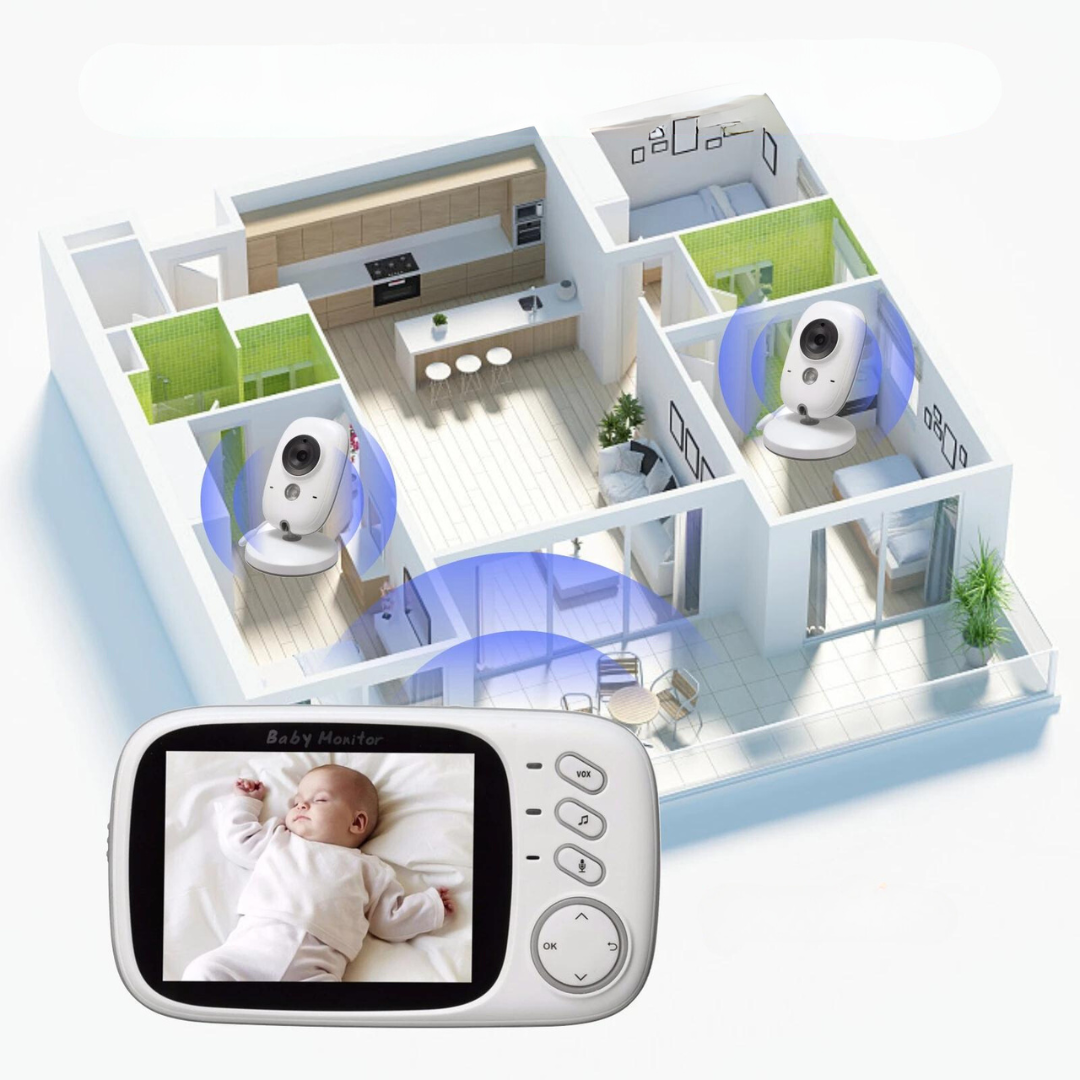 BabyWatcher - Draadloze videobabyfoon met audio en nachtzicht