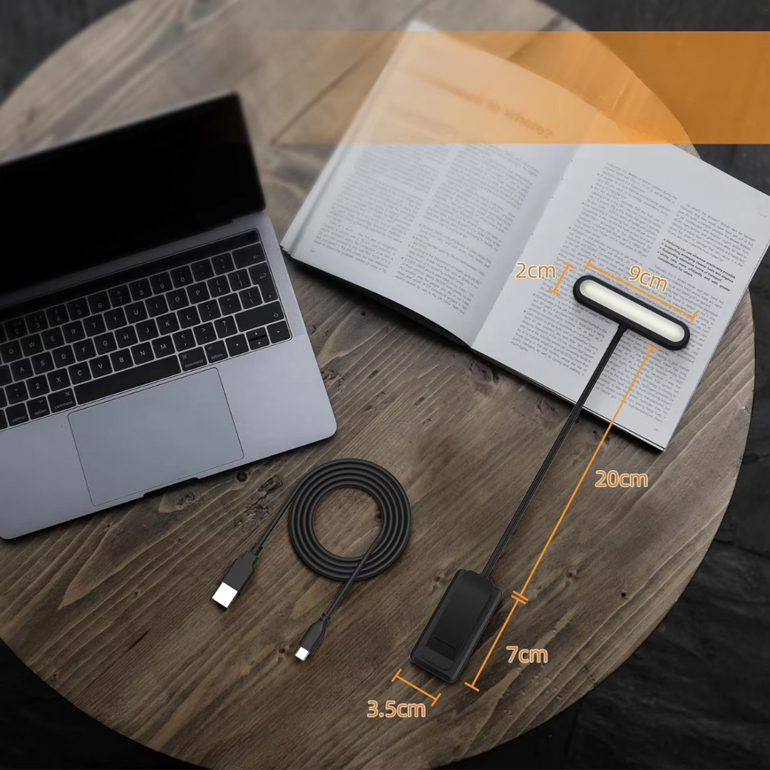 ClipGlow - LED leeslamp met clip oplaadbaar en draagbaar