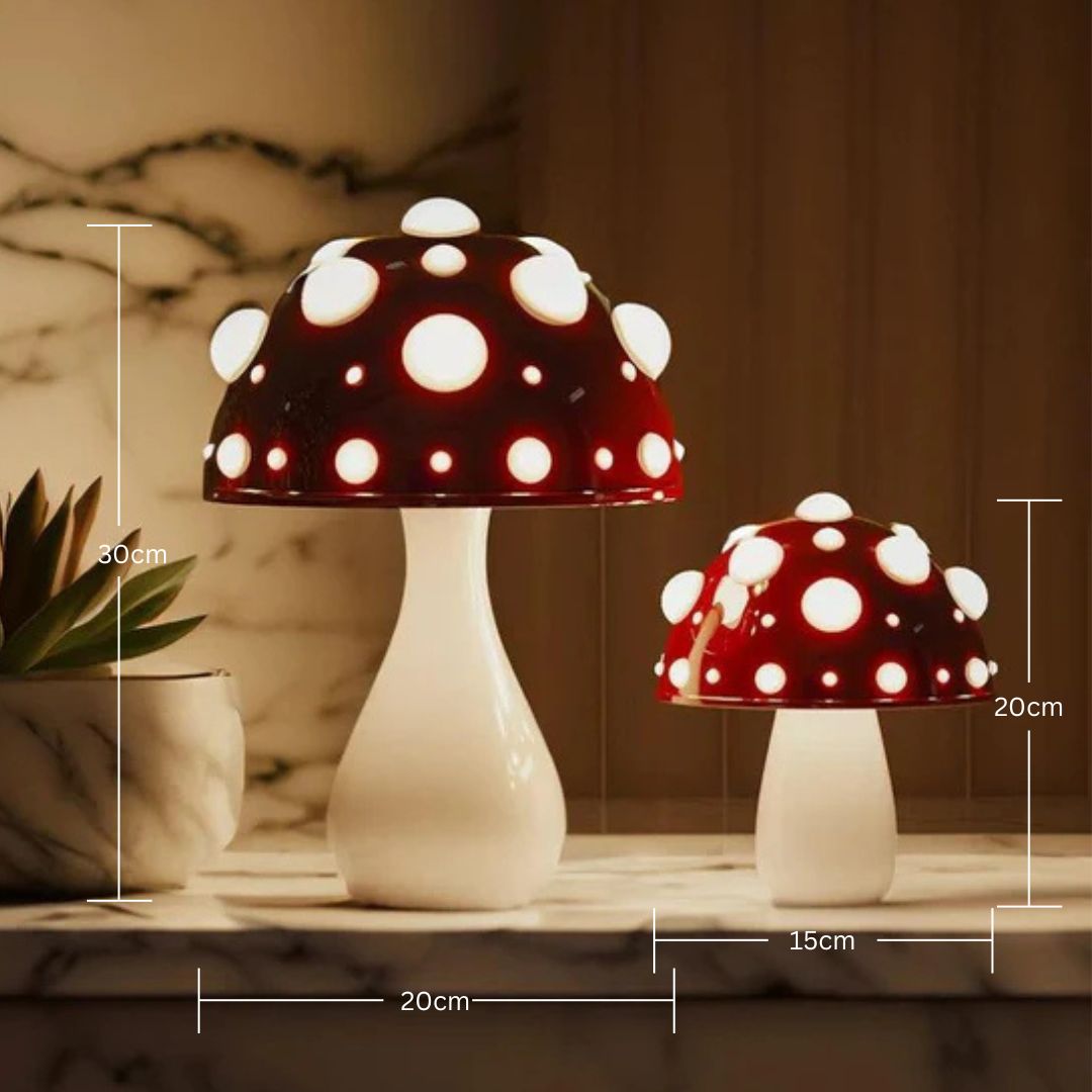 Shrumlight - Charmante Paddenstoel Tafel Lamp voor Sfeerverlichting