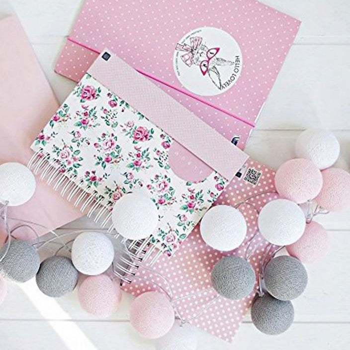 CottonGlow - Decoratieve katoenen lichtslinger met ballen