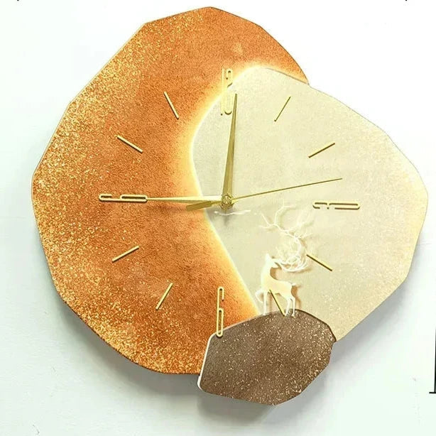 SereniTime - Stijlvolle stille wandklok met modern ontwerp