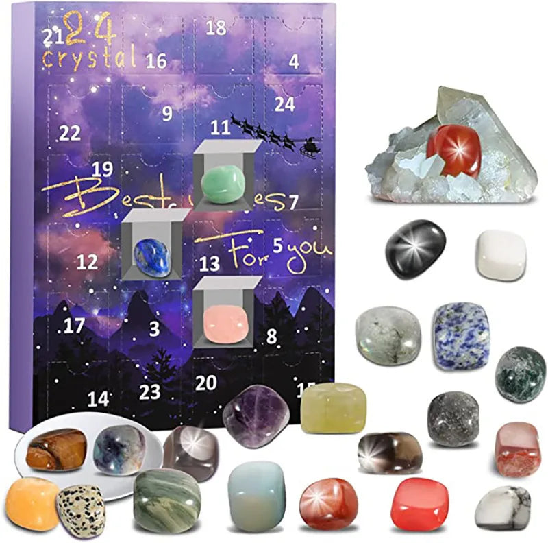 CrystalJoy - Edelsteen adventskalender voor kinderen