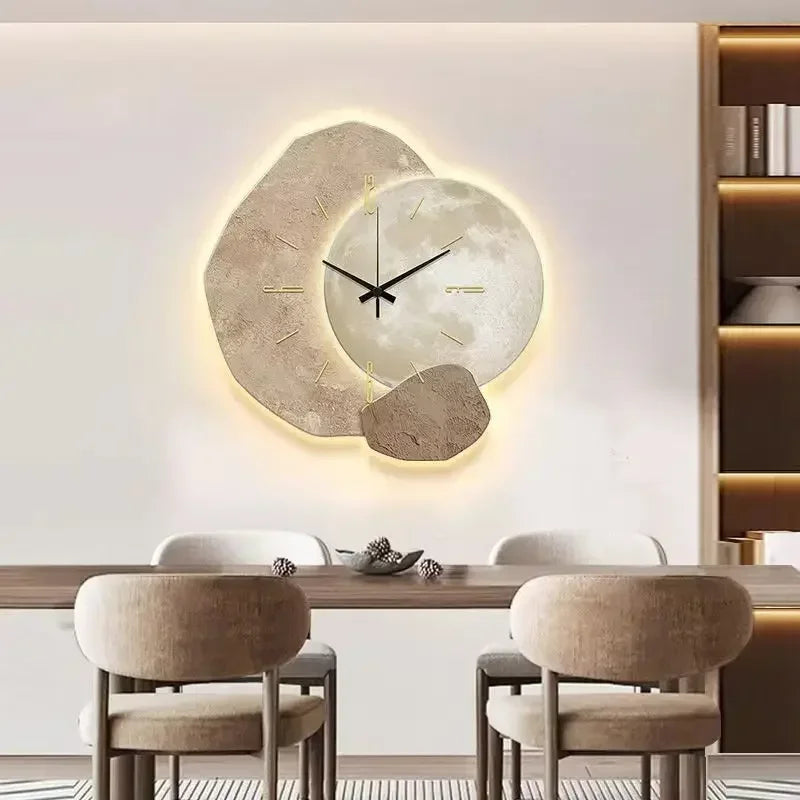 SereniTime - Stijlvolle stille wandklok met modern ontwerp