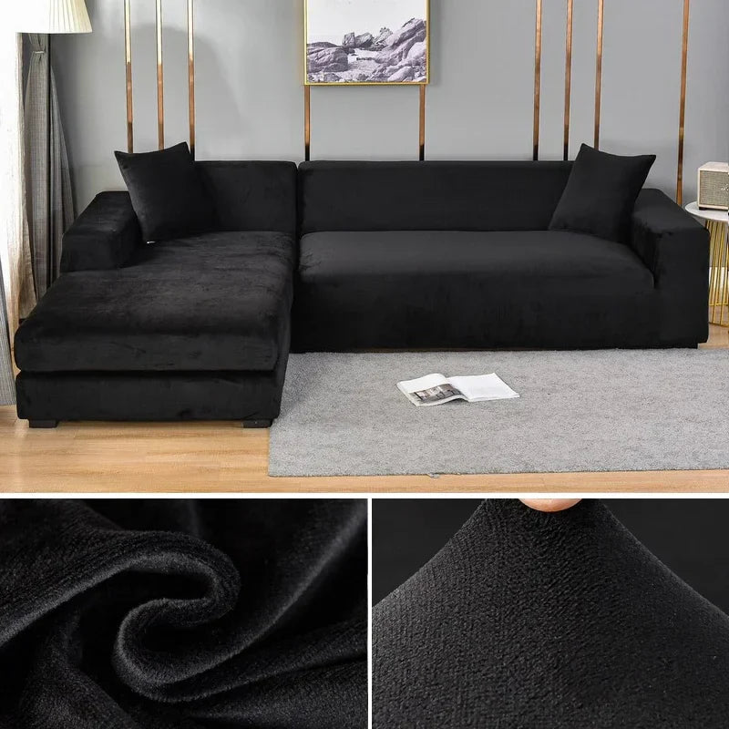 Clineat - Rekbare fluwelen bankschoenen met wasbare stof
