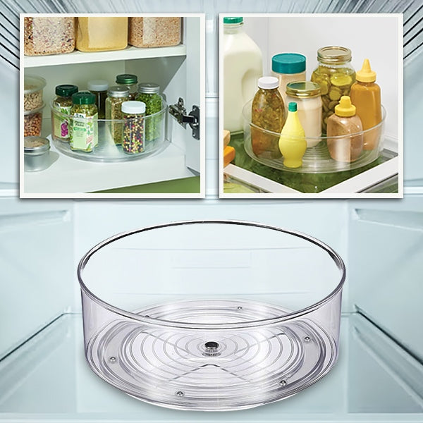 SpinTidy - Draaibare keukenorganizer met transparant ontwerp