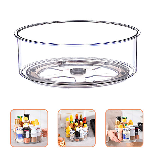 SpinTidy - Draaibare keukenorganizer met transparant ontwerp