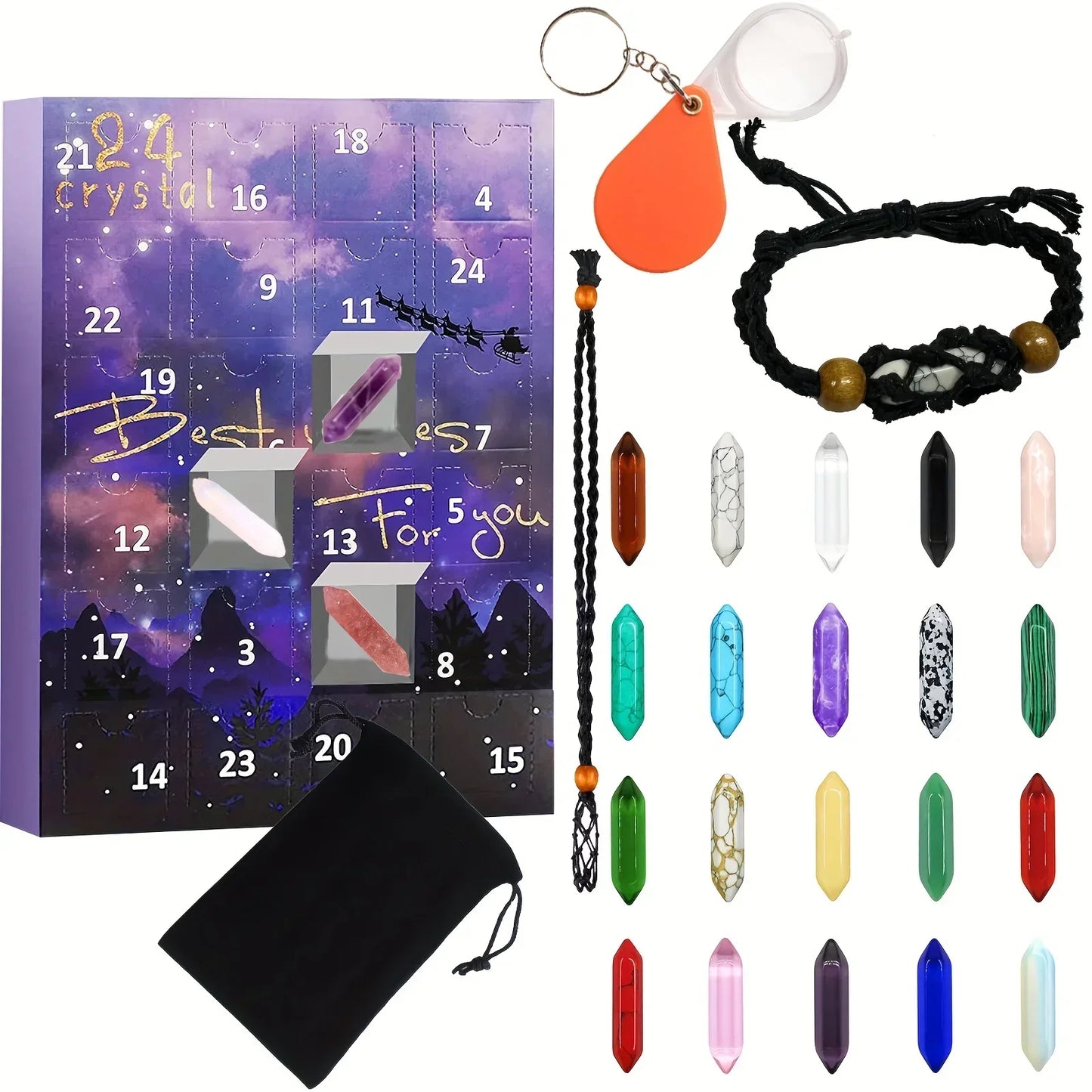 CrystalJoy - Edelsteen adventskalender voor kinderen
