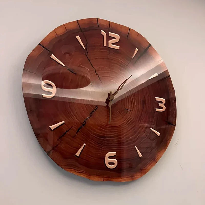 TimberTime - Natuurlijke houten wandklok met minimalistisch ontwerp