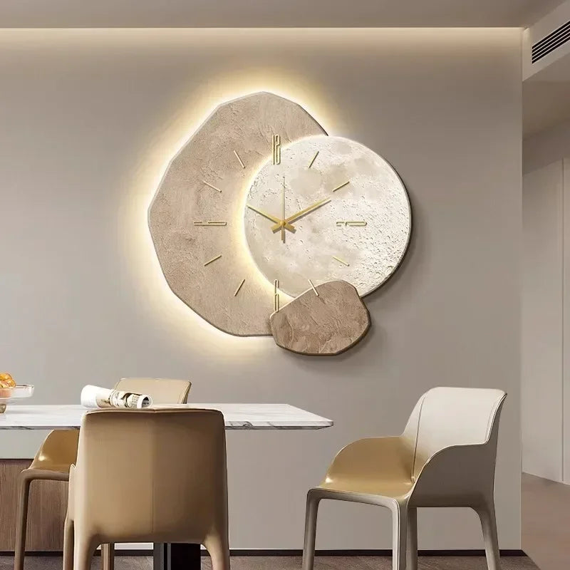 SereniTime - Stijlvolle stille wandklok met modern ontwerp