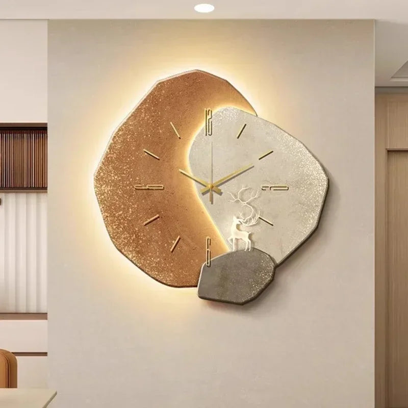 SereniTime - Stijlvolle stille wandklok met modern ontwerp