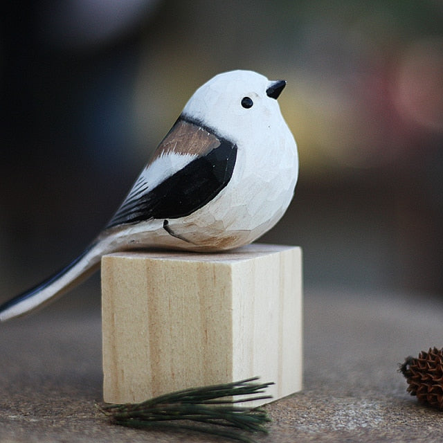 GloRadiance - Unieke Handgemaakte Houten Vogels | Decoratie Huis | Houten Beeldjes