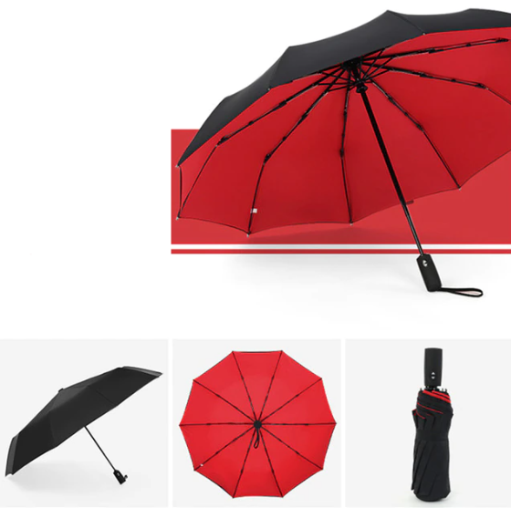 RainFort - Winddichte paraplu met duurzaam, compact ontwerp