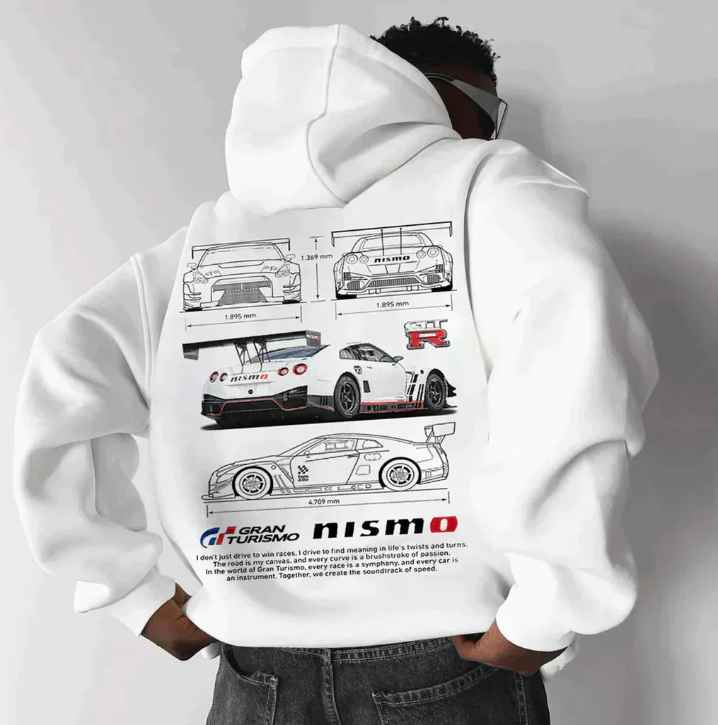 RaceFlex - Sportieve oversized race hoodie