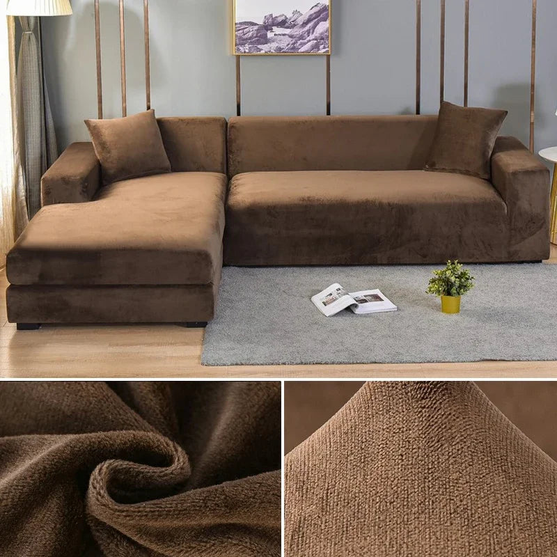 Clineat - Rekbare fluwelen bankschoenen met wasbare stof