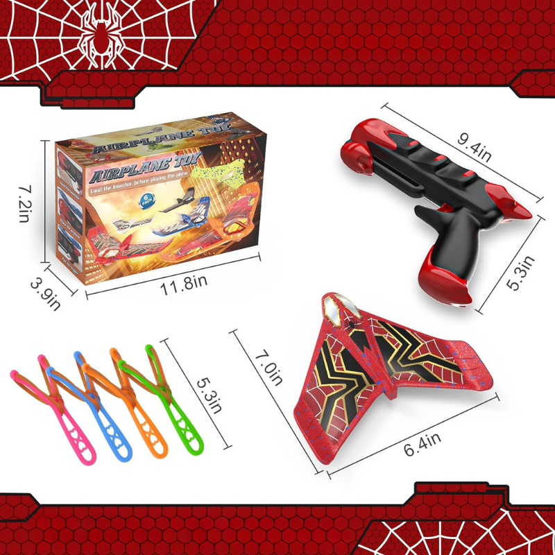AeroWings | Vliegtuig Lanceer Speelgoed - Vliegend Speelgoed voor Buiten