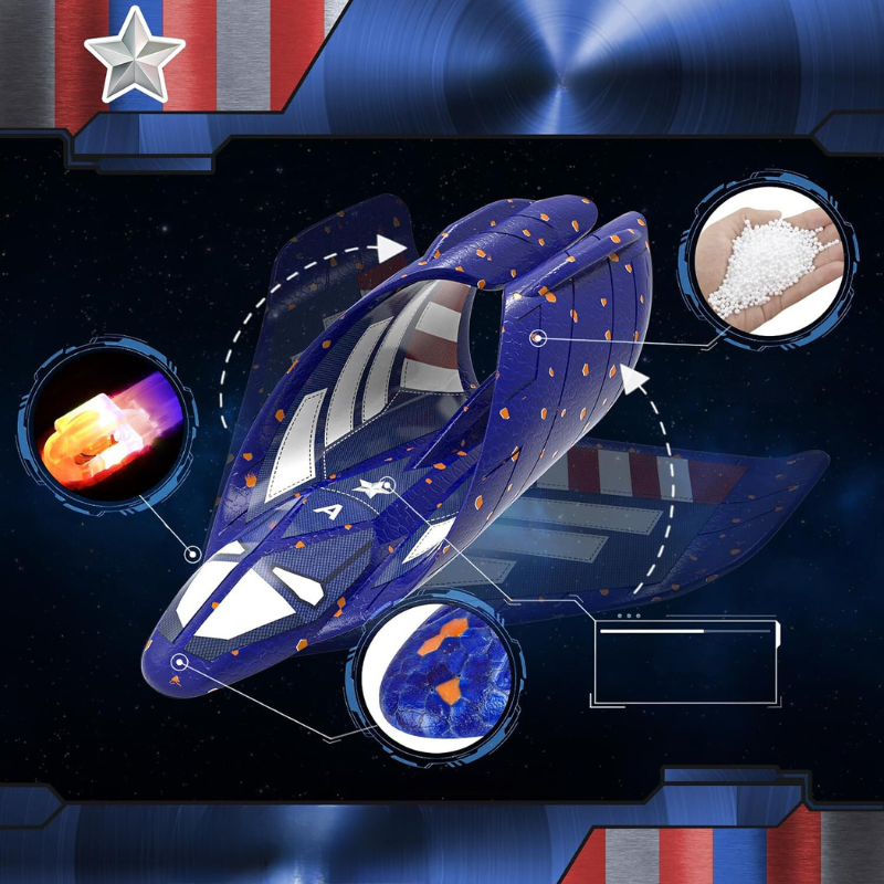 AeroWings | Vliegtuig Lanceer Speelgoed - Vliegend Speelgoed voor Buiten