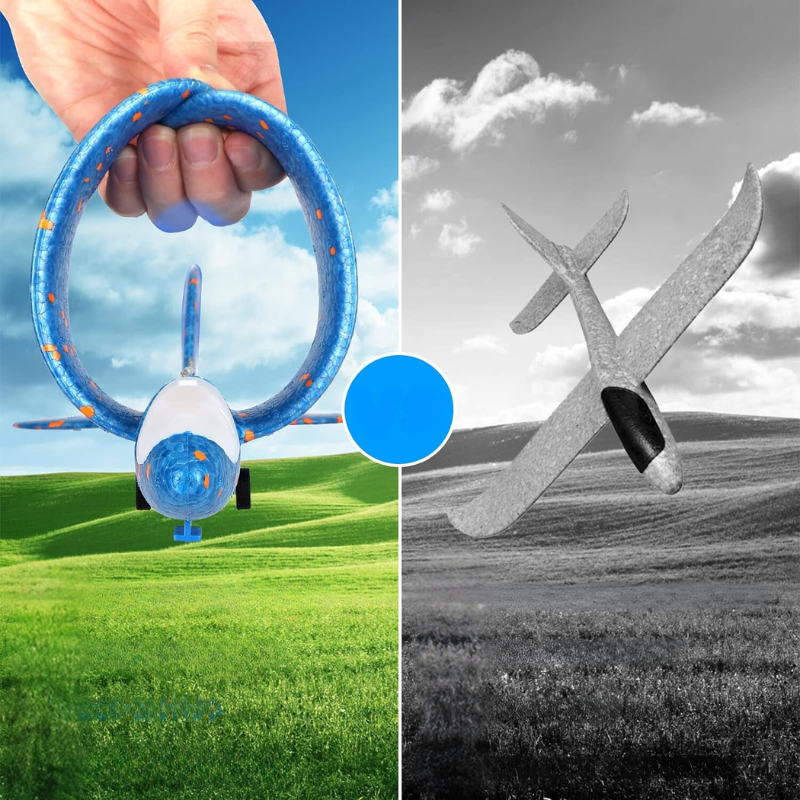 AeroWings | Vliegtuig Lanceer Speelgoed - Vliegend Speelgoed voor Buiten