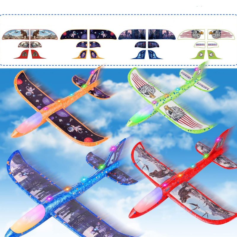 AeroWings | Vliegtuig Lanceer Speelgoed - Vliegend Speelgoed voor Buiten