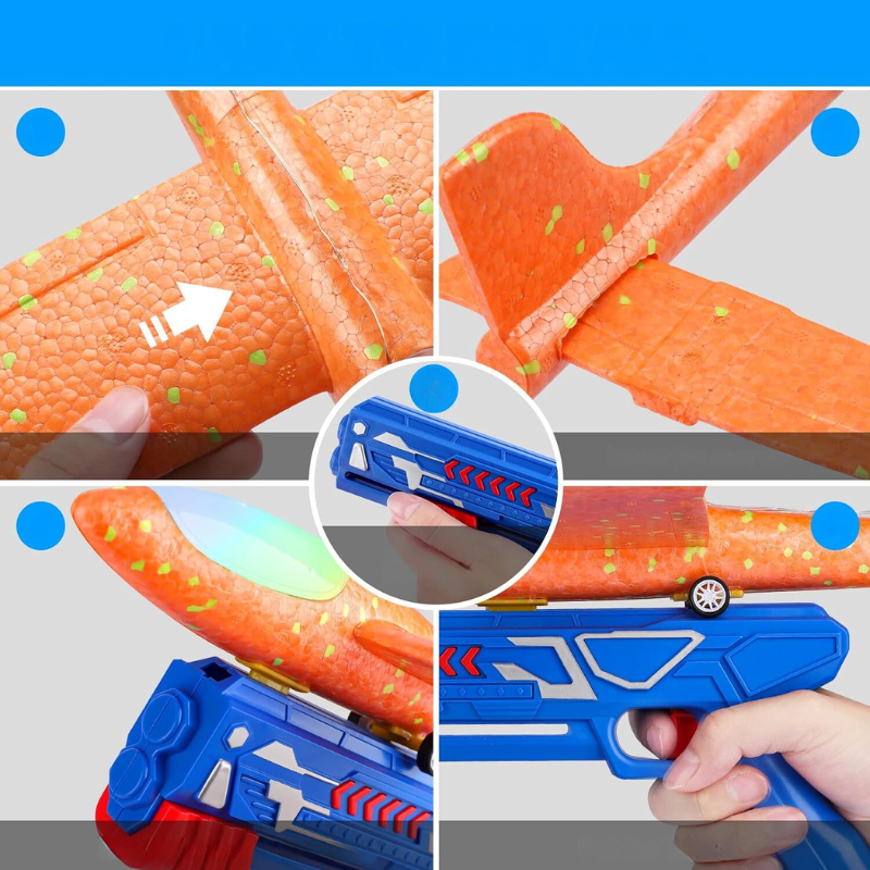 AeroWings | Vliegtuig Lanceer Speelgoed - Vliegend Speelgoed voor Buiten