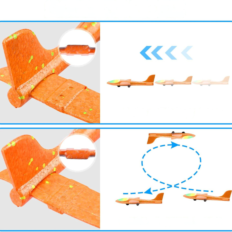 AeroWings | Vliegtuig Lanceer Speelgoed - Vliegend Speelgoed voor Buiten