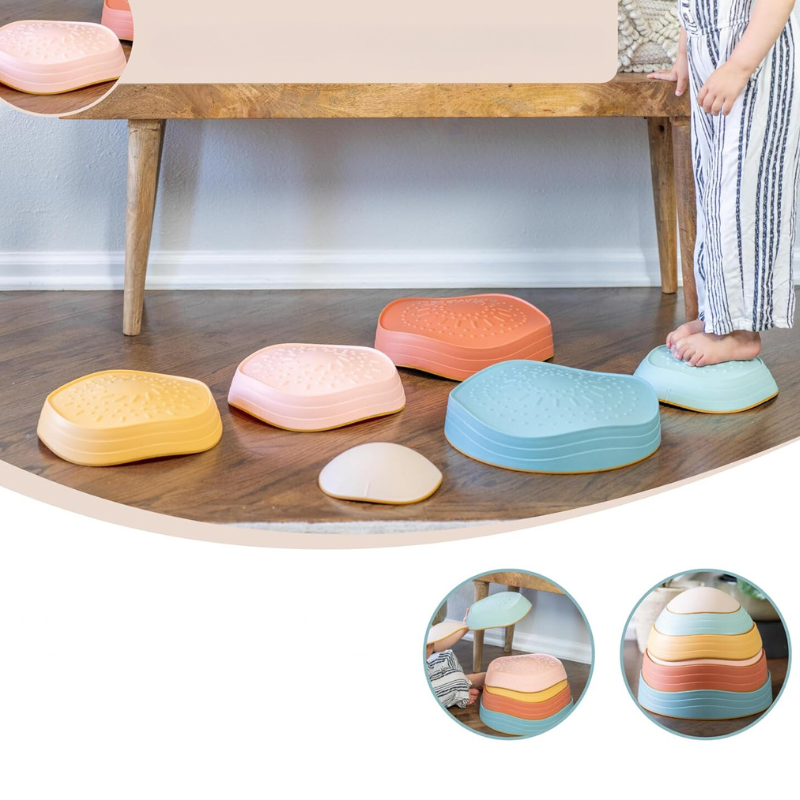 BalanceBuds | Balans Stapstenen 6 Stuks - Buitenspeelgoed vanaf 4 Jaar