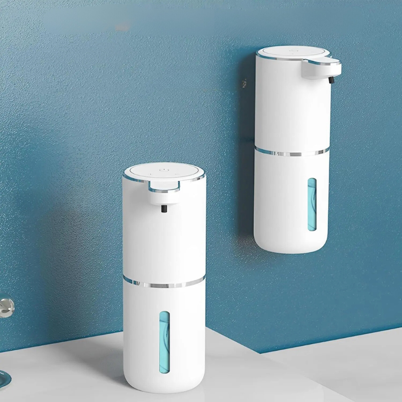 LumaFoam - Automatische Zeepdispenser met Touchloze Schuimfunctie 380ml USB Oplaadbare Elektrische Schuimdispenser met Vier Verstelbare Niveaus