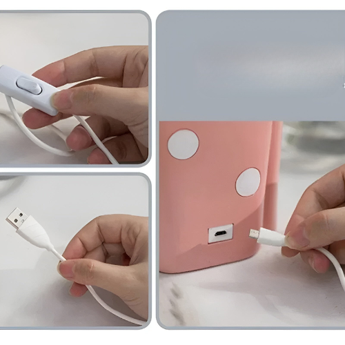 GlowCharm - Decoratieve cartoon meisjes tafellamp