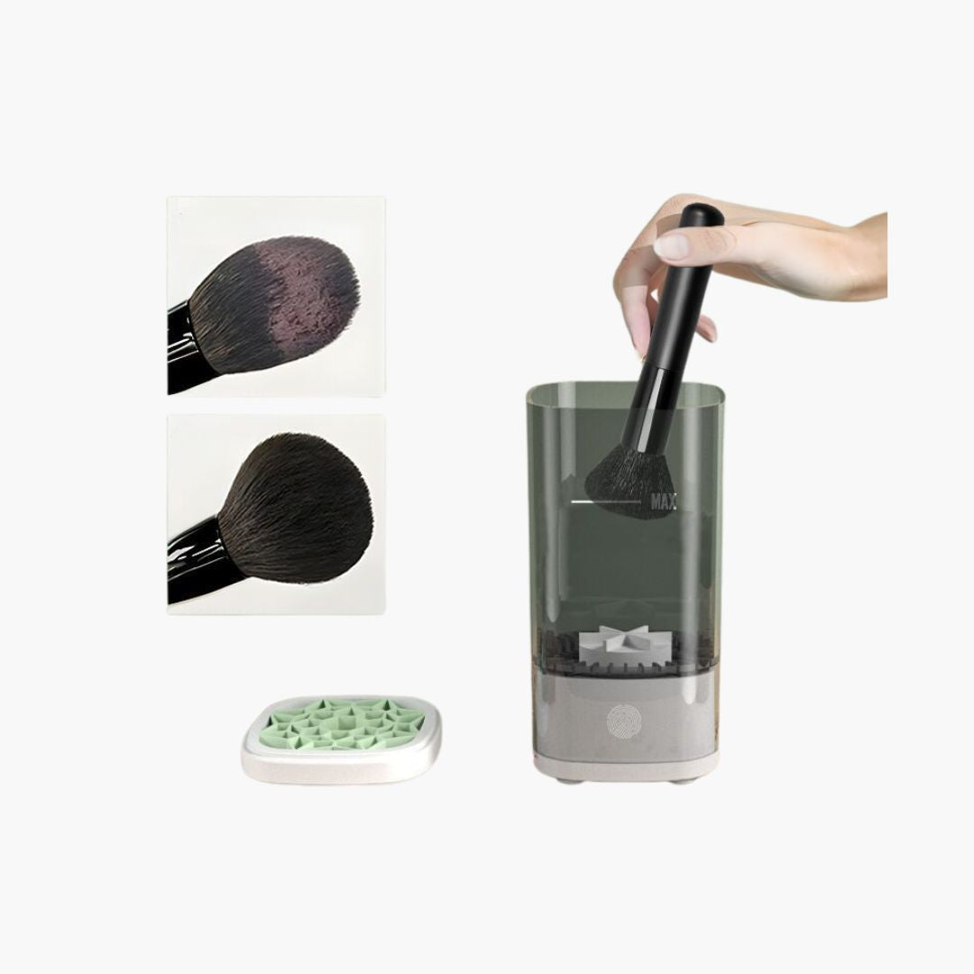 PureBrush - Automatische Make-up Kwastenreiniger met Design