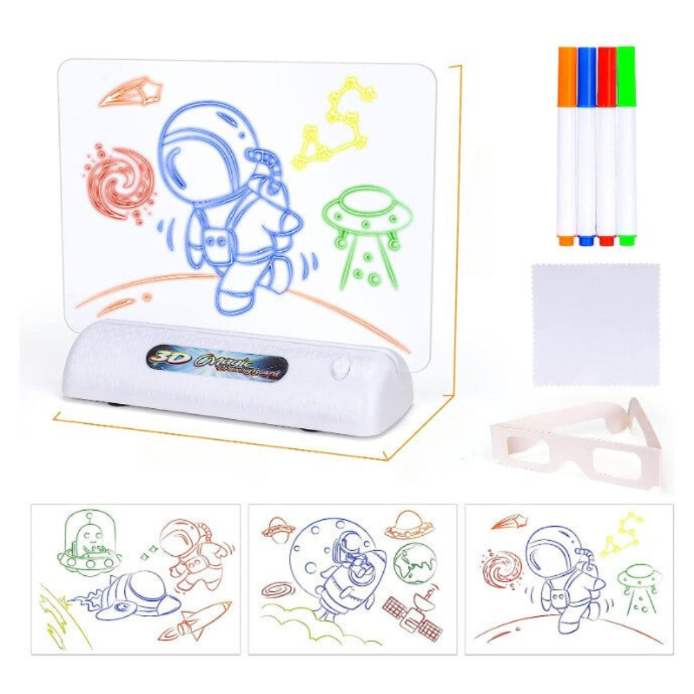 Lineart - Gloeiende kunst Lichtgevend 3D tekenbord