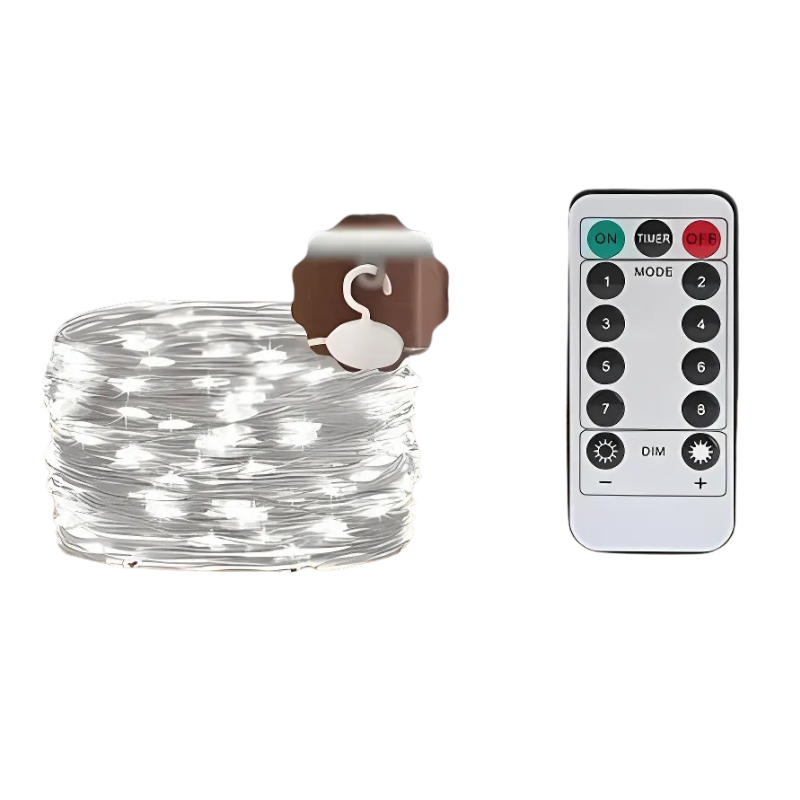 GlowViel - LED-lichtgordijn voor binnen en buiten