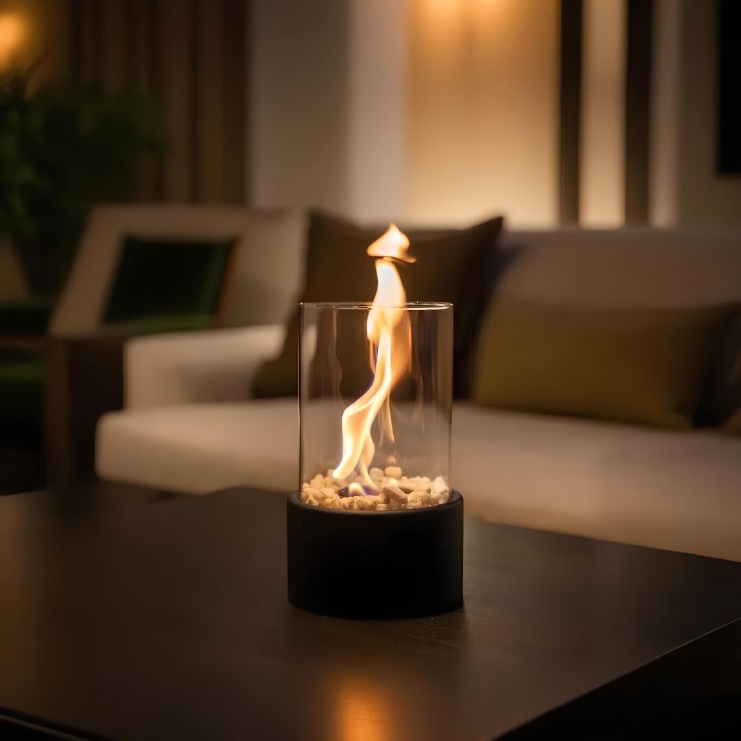 HearthFlame - Olie lamp verlichting met flikkerend olievuur