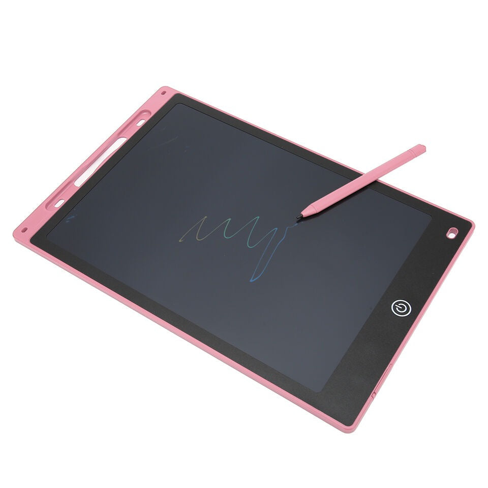 KiddoDraw - Uitwisbaar kinderkrabbord met 12-inch LCD-schrijftablet en herbruikbaar notitieboekje