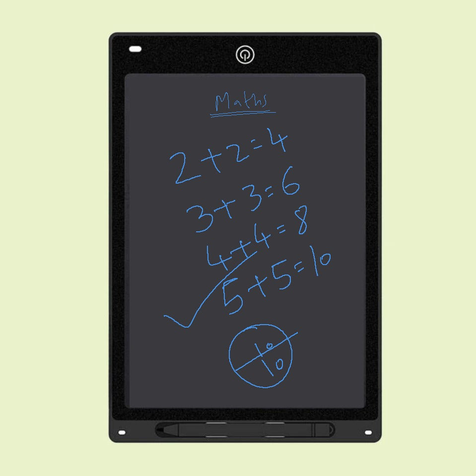 KiddoDraw - Uitwisbaar kinderkrabbord met 12-inch LCD-schrijftablet en herbruikbaar notitieboekje