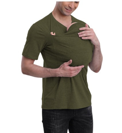 CarryNest - Comfortabel T shirt met babydrager